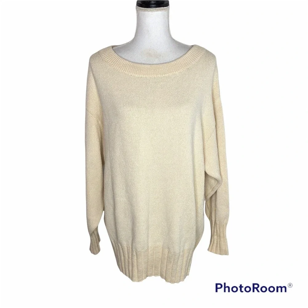 NEW Free People Womens Street Fair Tunic Size XS Ivory Combo Oversized‎ $128